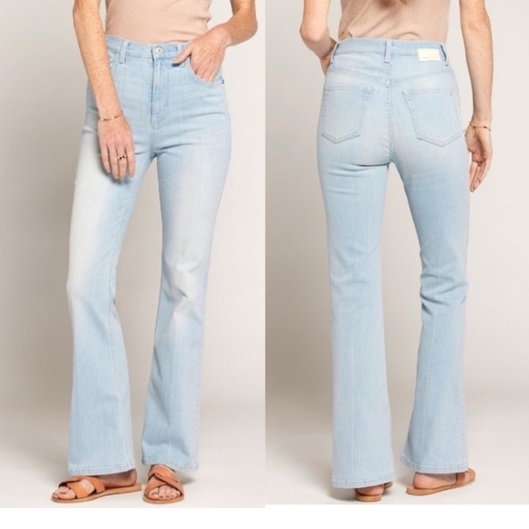 🌻NEW w/tag Current Elliott "The Side Street" Curulean Jeans Size 24 - Picture 1 of 10